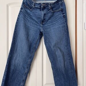 Old Navy Light Blue High-Rise Wide-Leg Jeans